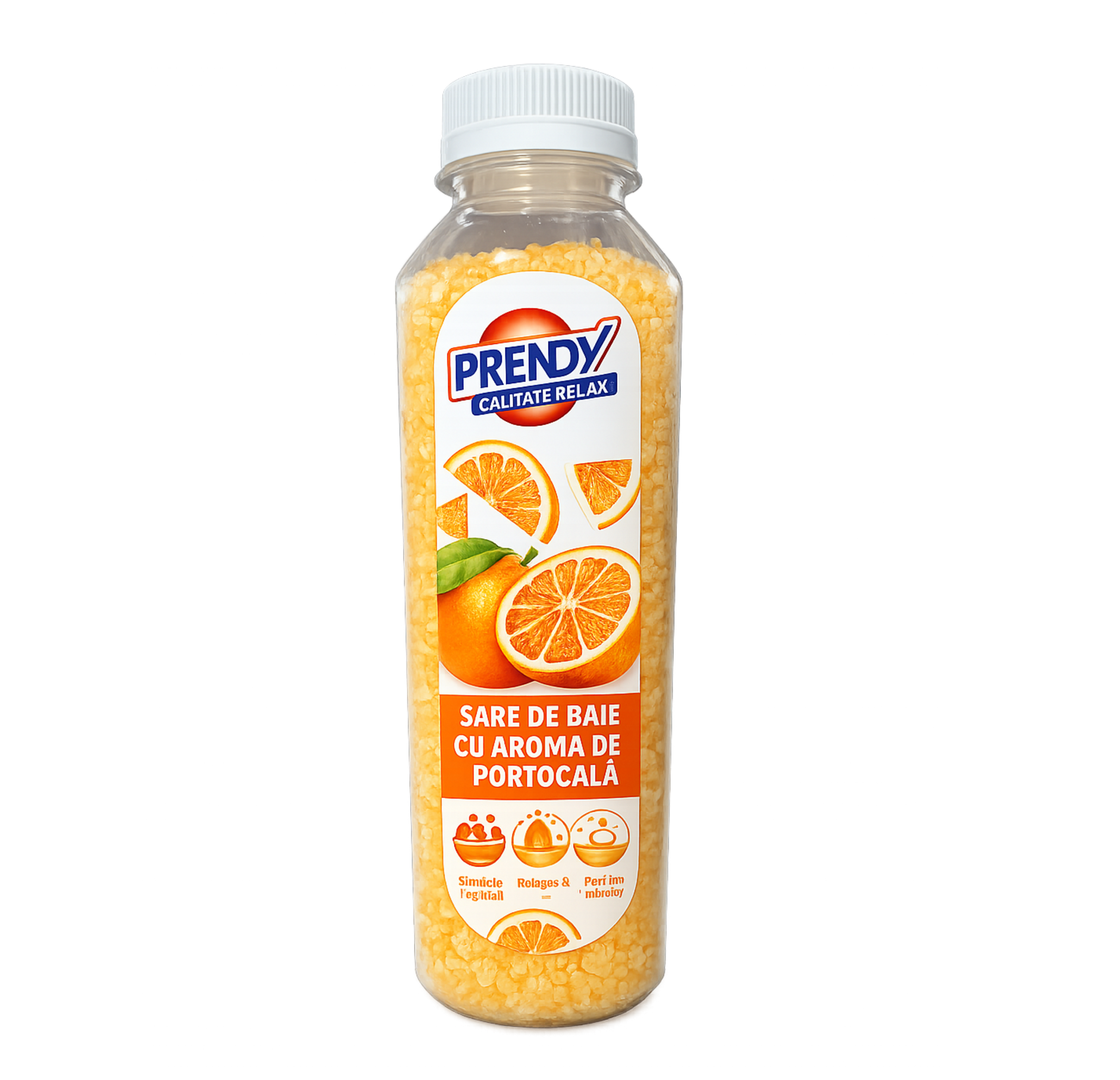 PRENDY Sare de baie cu aromă de portocale 600 g