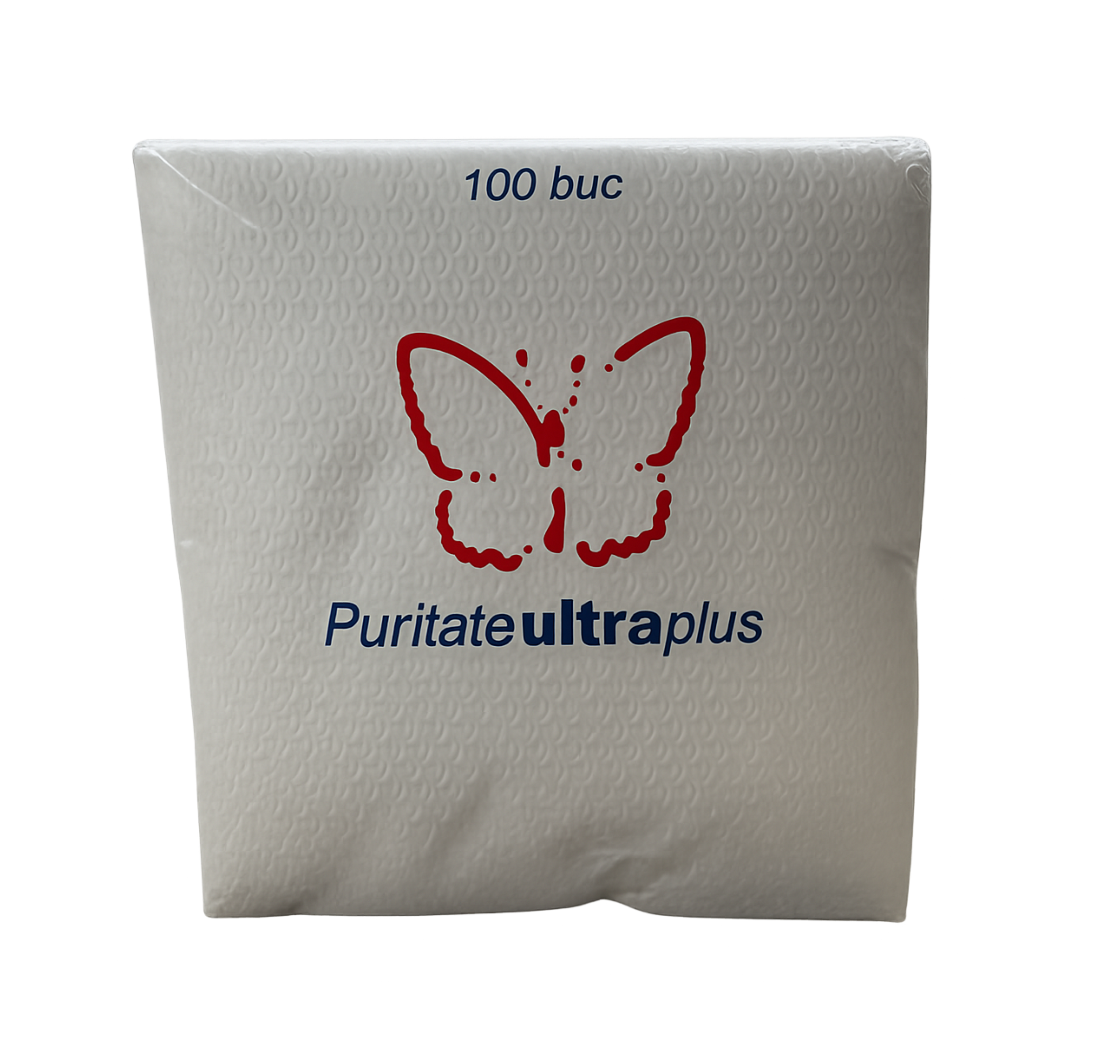 Șervețele Puritate Ultra Plus 30 × 30 cm, albe – 100 buc.