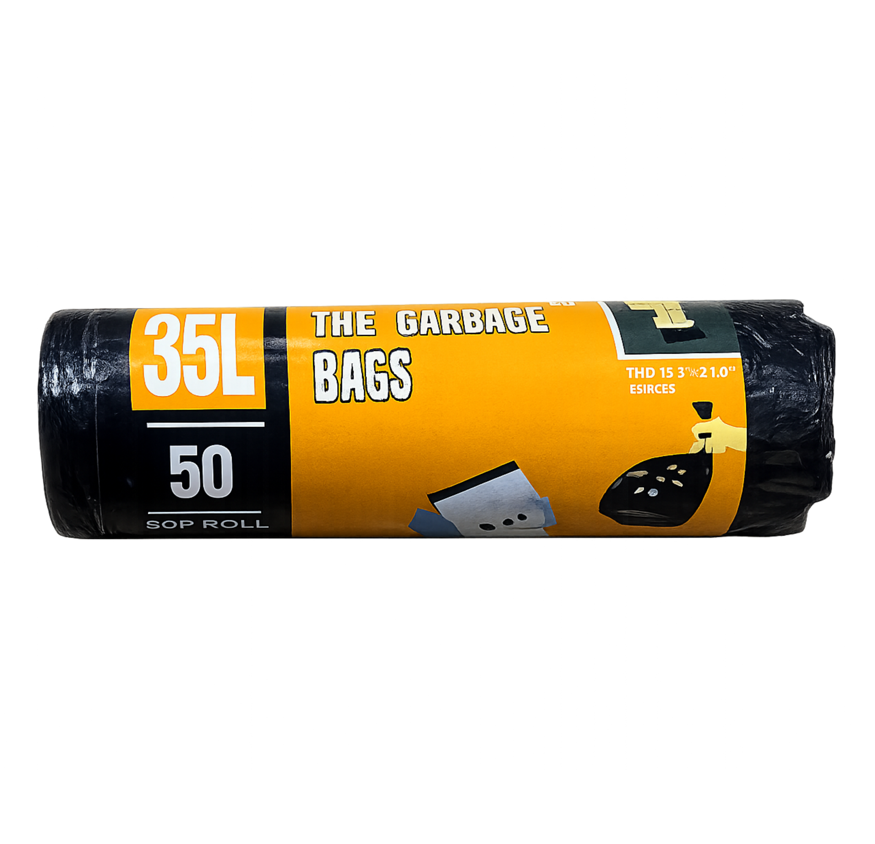 Saci pentru gunoi 35 L – negri (50 buc.)