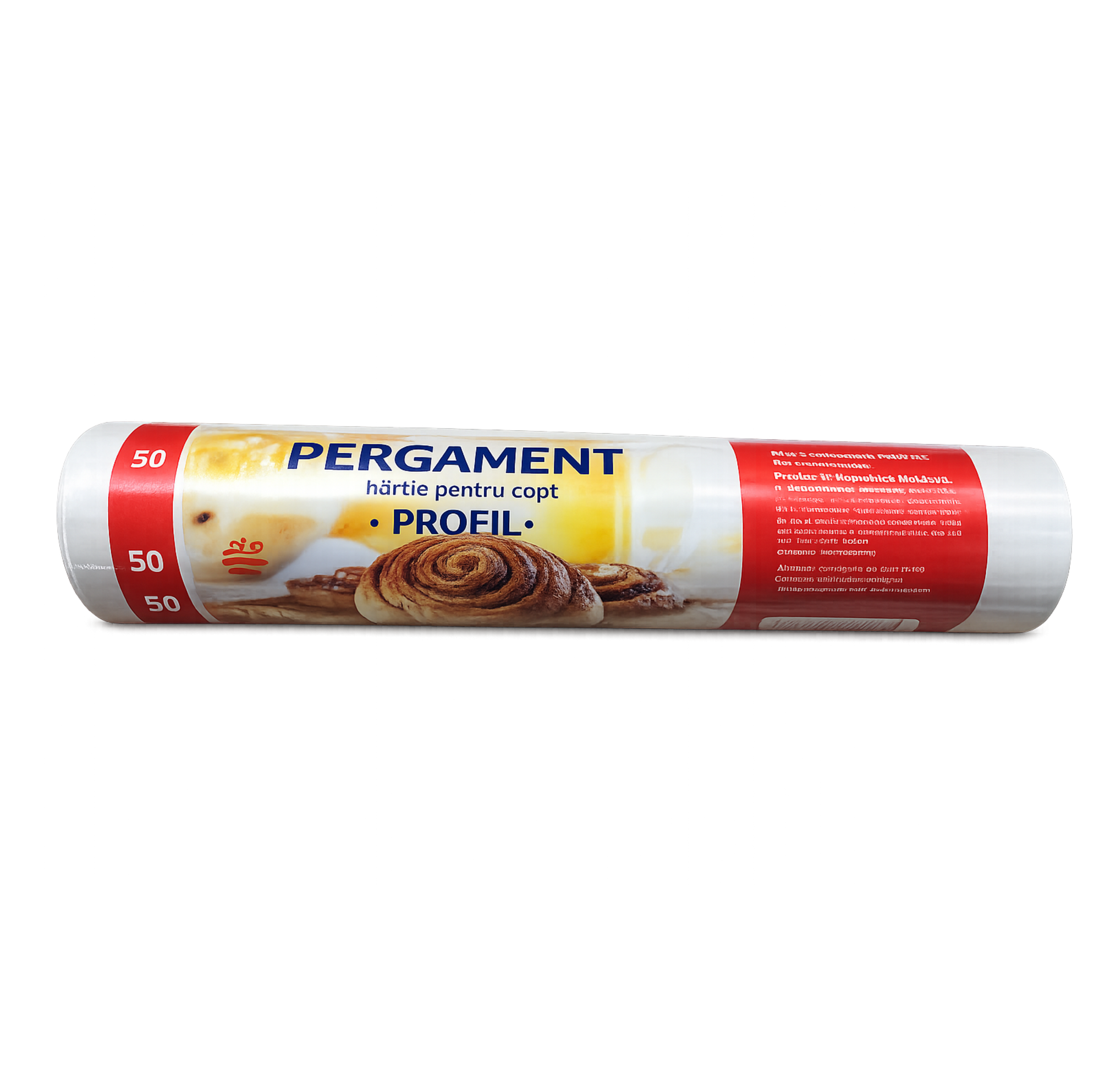 Hârtie pentru copt 29 cm × 50 m – albă (rolă)