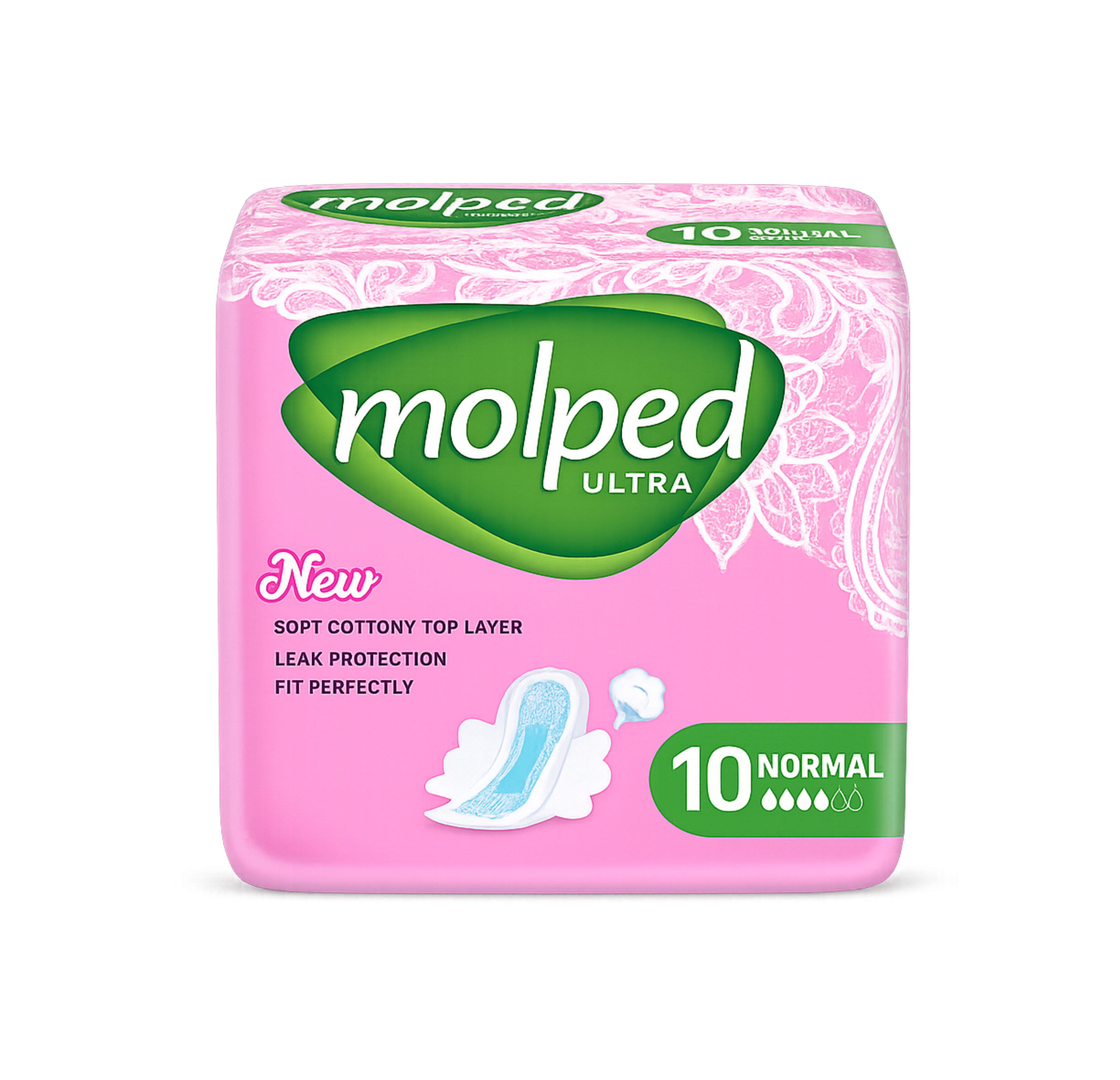Гигиенические прокладки Molped Criticalе 10шт (4 капли)