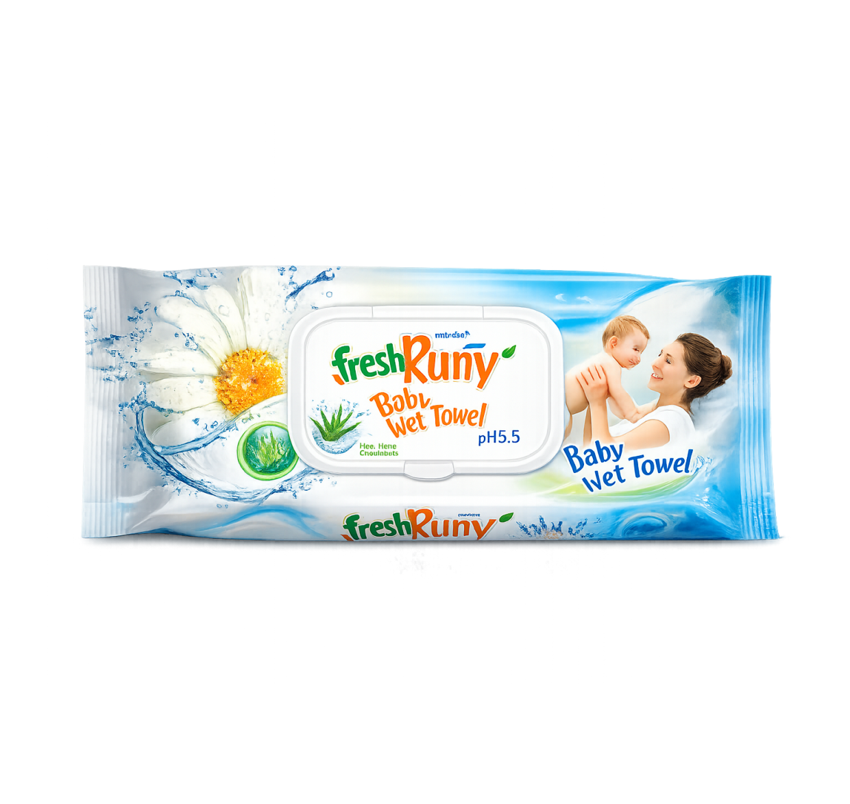 Servetele umede cu capac FreshRuny 120buc
