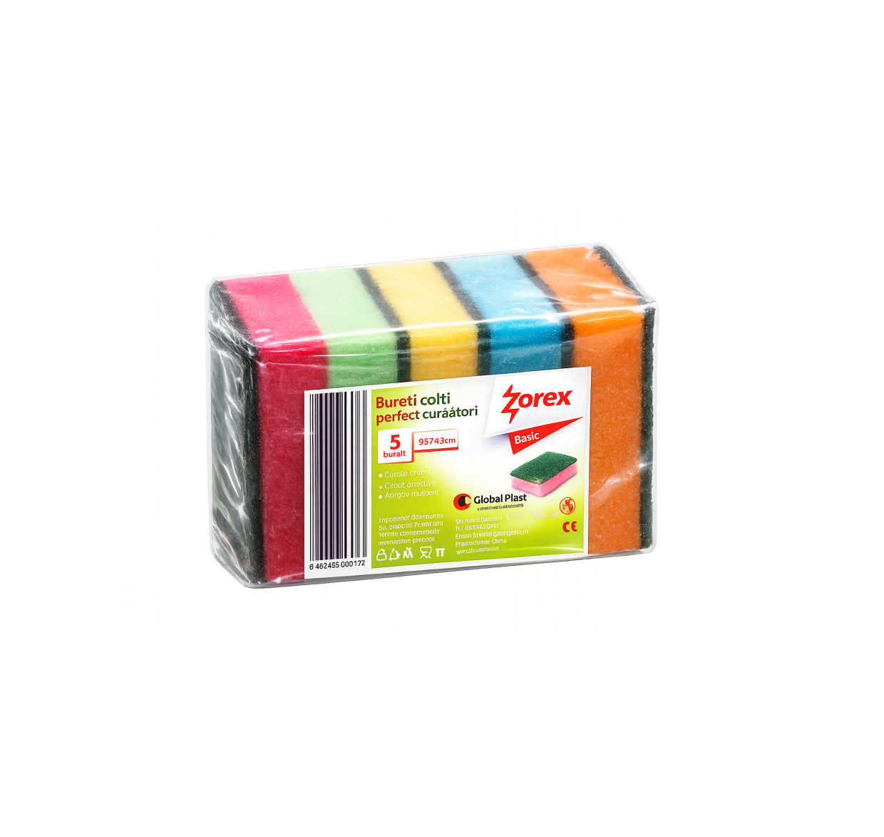Burete p/u vesela "Zorex" medium 5 buc (BS5) 1/60