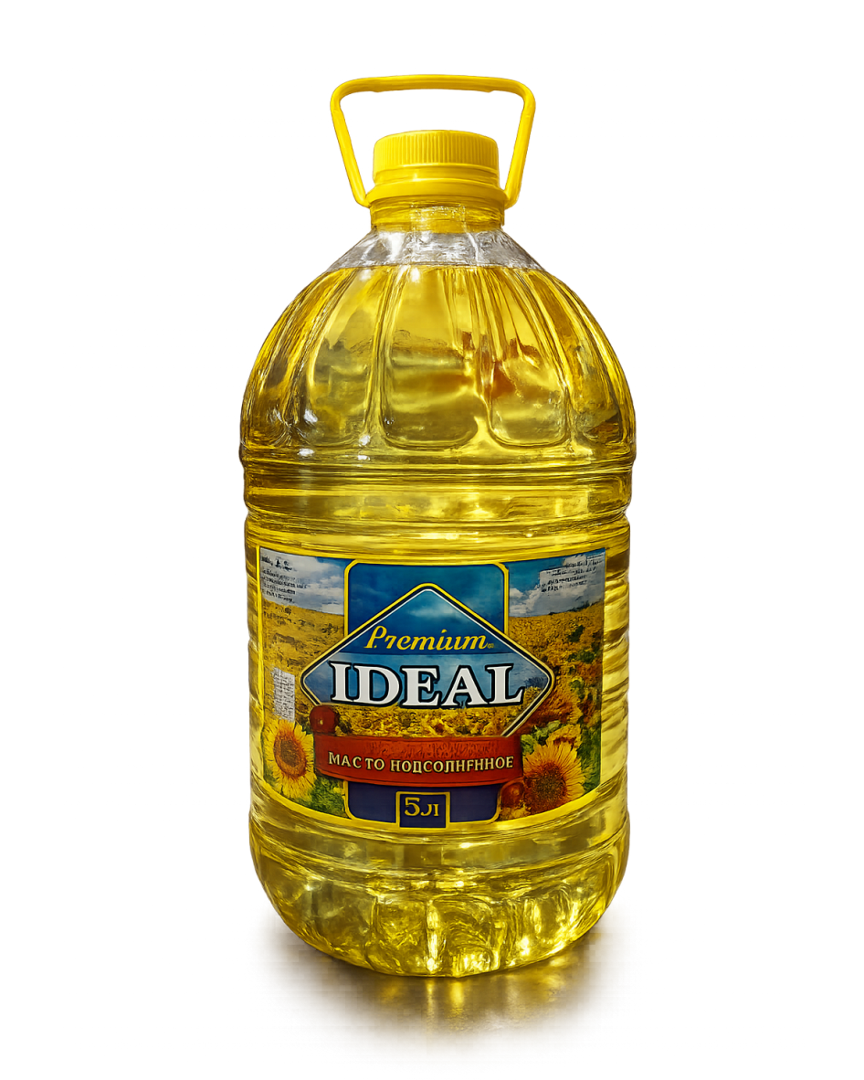 Рафинированное дезодорированное масло "IDEAL" 5 л