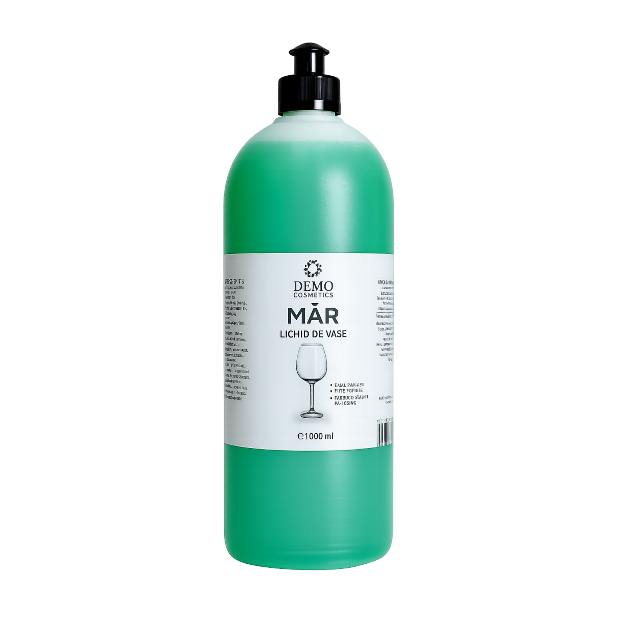 Detergent pentru vase DEMO 1L „Măr”