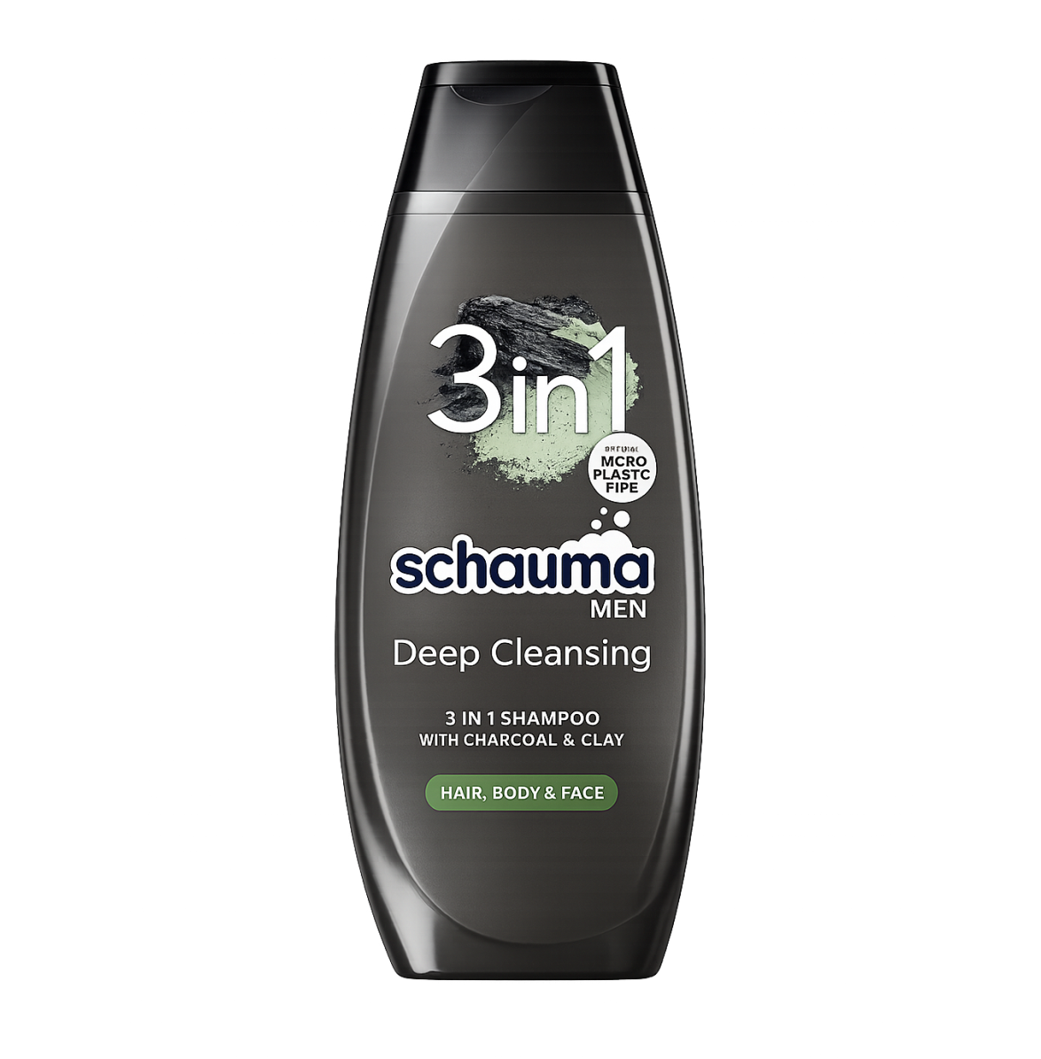 SHAUMA MEN Charcoal 3 în 1 400 ml