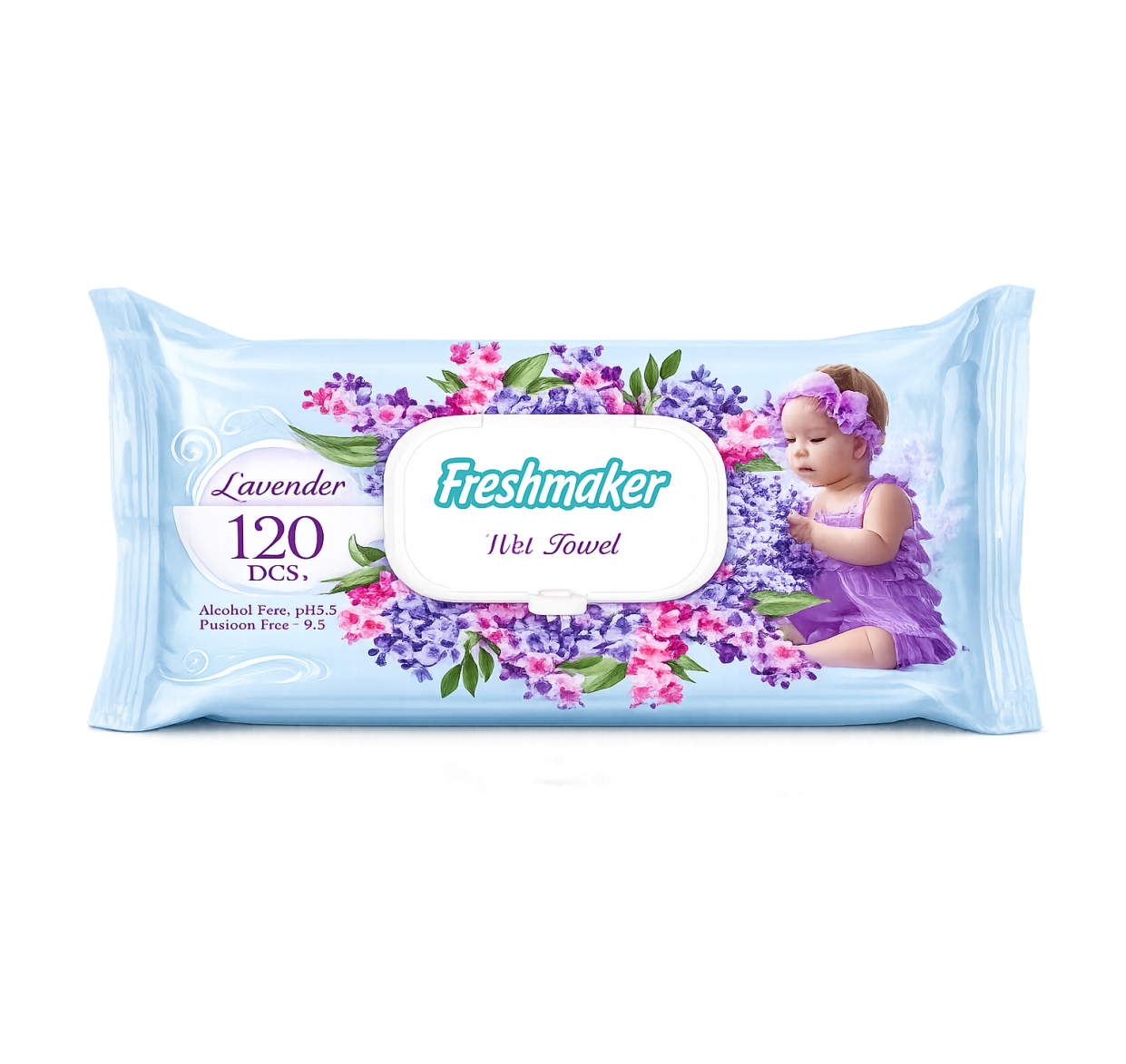 Servetele umede cu capac Freshmaker Lavander 120buc