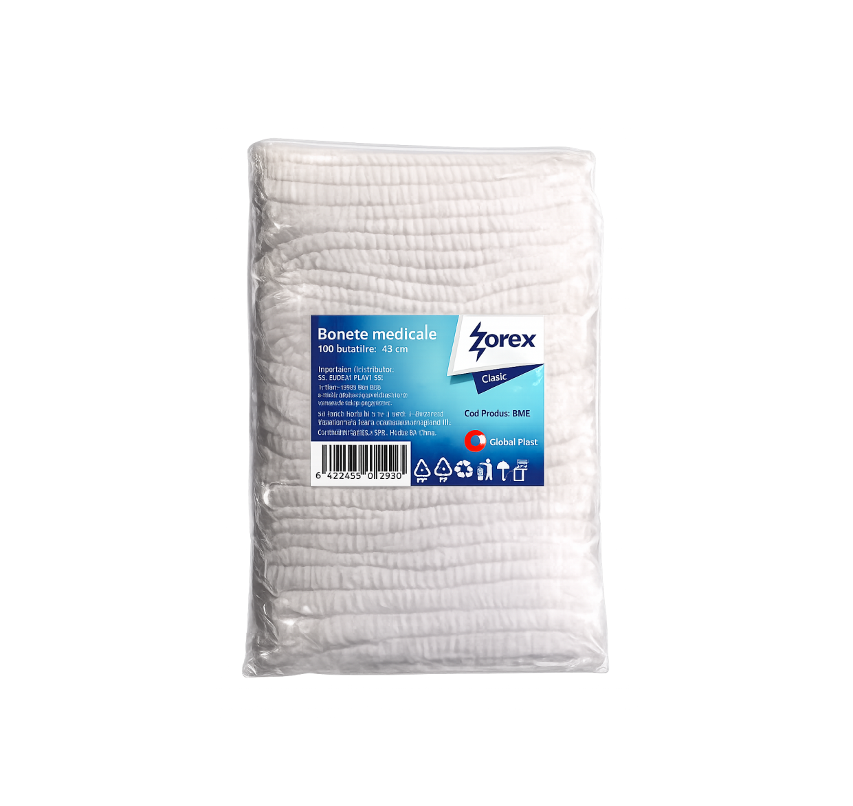 Medical cap "Zorex" (100buc) (BME)