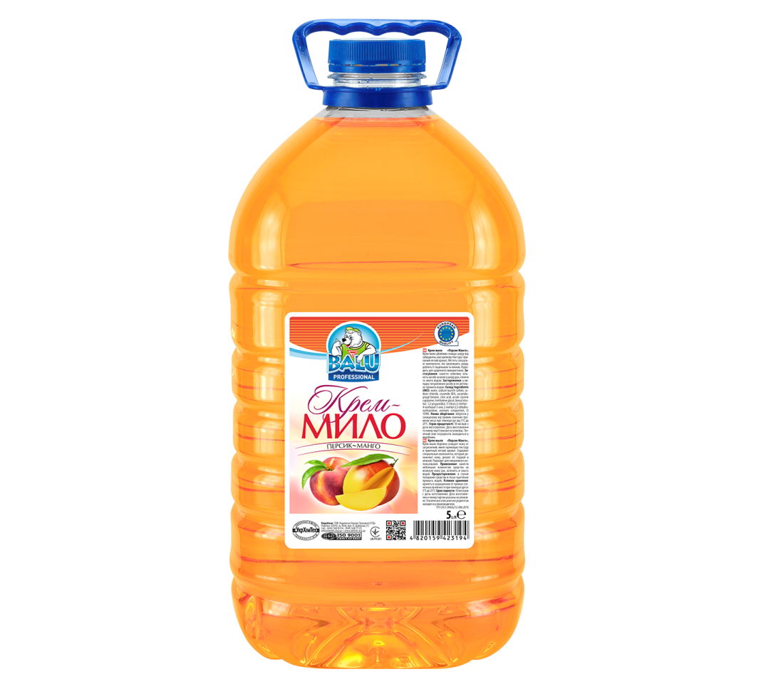 BALU Crem-săpun „Piersică-Mango” 5L