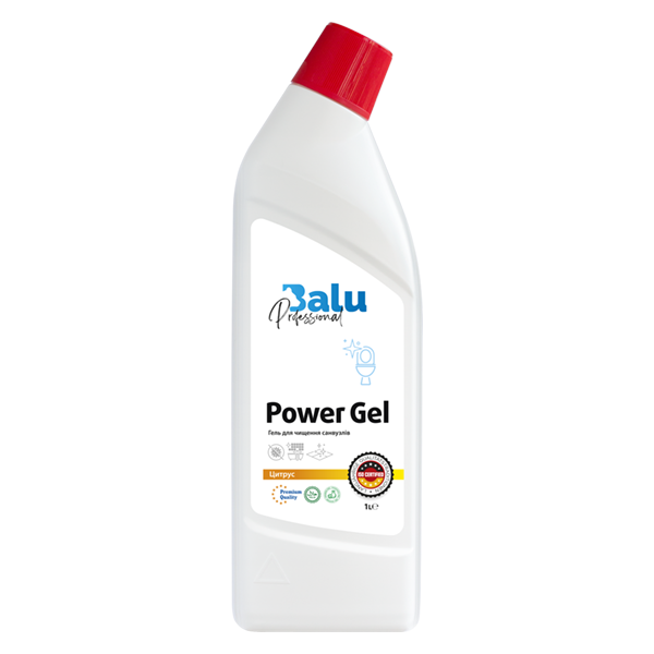 BALU Power Gel pentru curățarea grupurilor sanitare „Citrus” 1000 ml