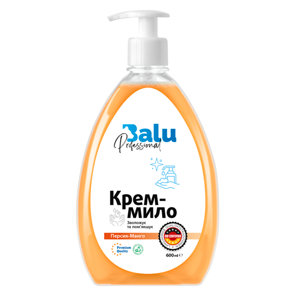 BALU Crem-săpun „Piersică-Mango” 600 ml cu dozator