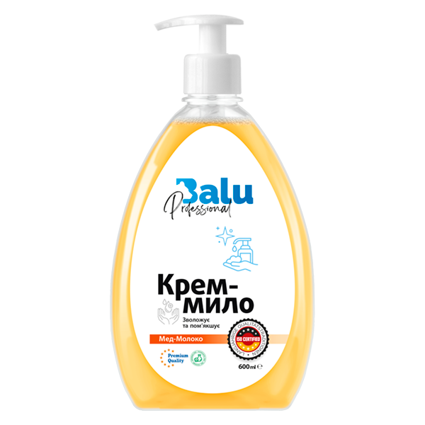 BALU Crem-săpun „Miere-Lapte” 600 ml cu dozator