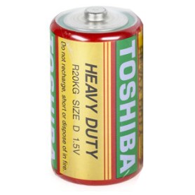 BATERII TOSHIBA R20 Carbon-Zinc