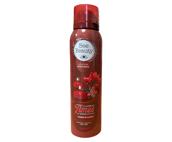 Bee Beauty deodorant fem. 150мл Glamoros Times Woody & Floral