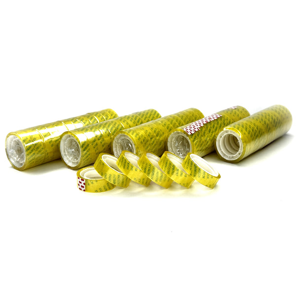 Benzi adezive (scotch) 12mm*40mc /10m/ (set 12)