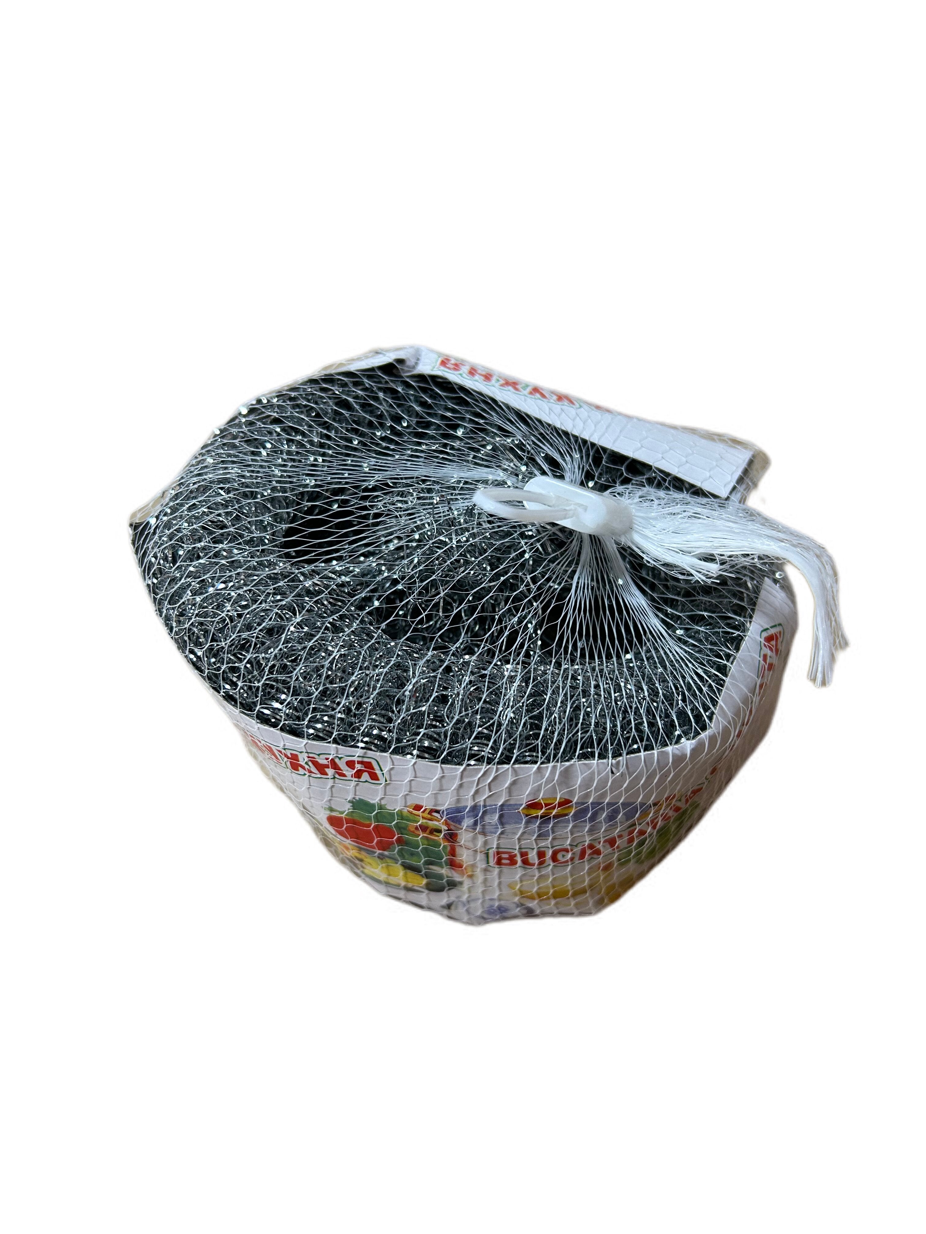 Металлическая губка из нержавеющей стали, 3 шт. * 15 г