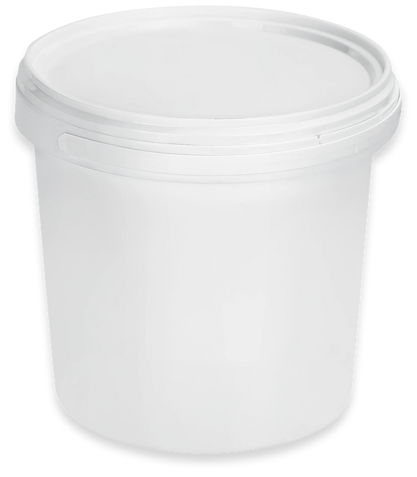 Caldare cu capac 1,6 L Alb