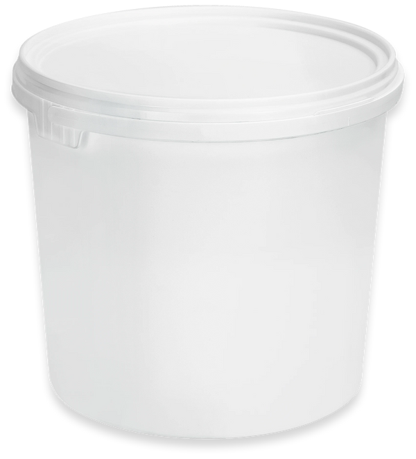 Caldare cu capac 2,75 L Alb