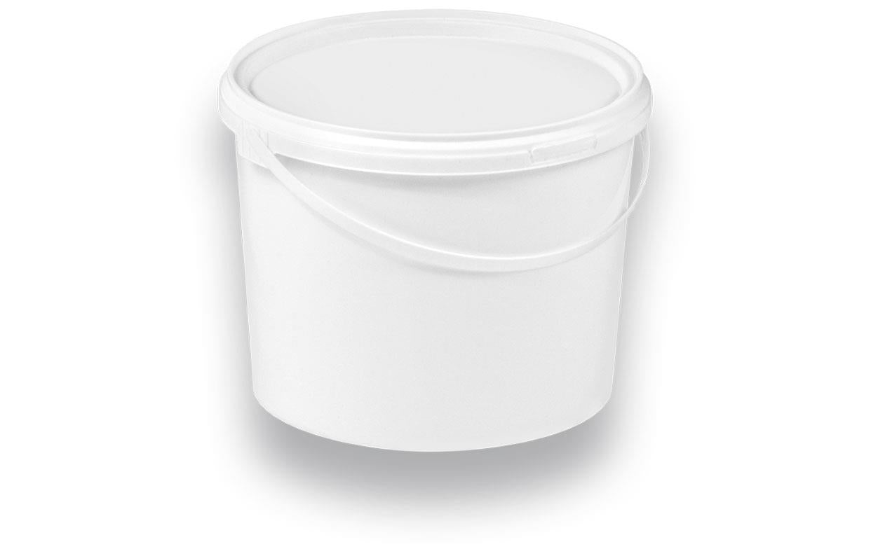 Caldare cu capac 5 L Alb