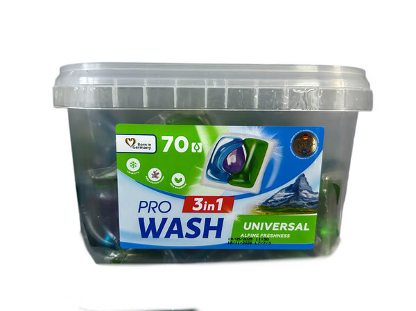 Capsule p/u spalarea hainelor ProWASH universal set/70 buc