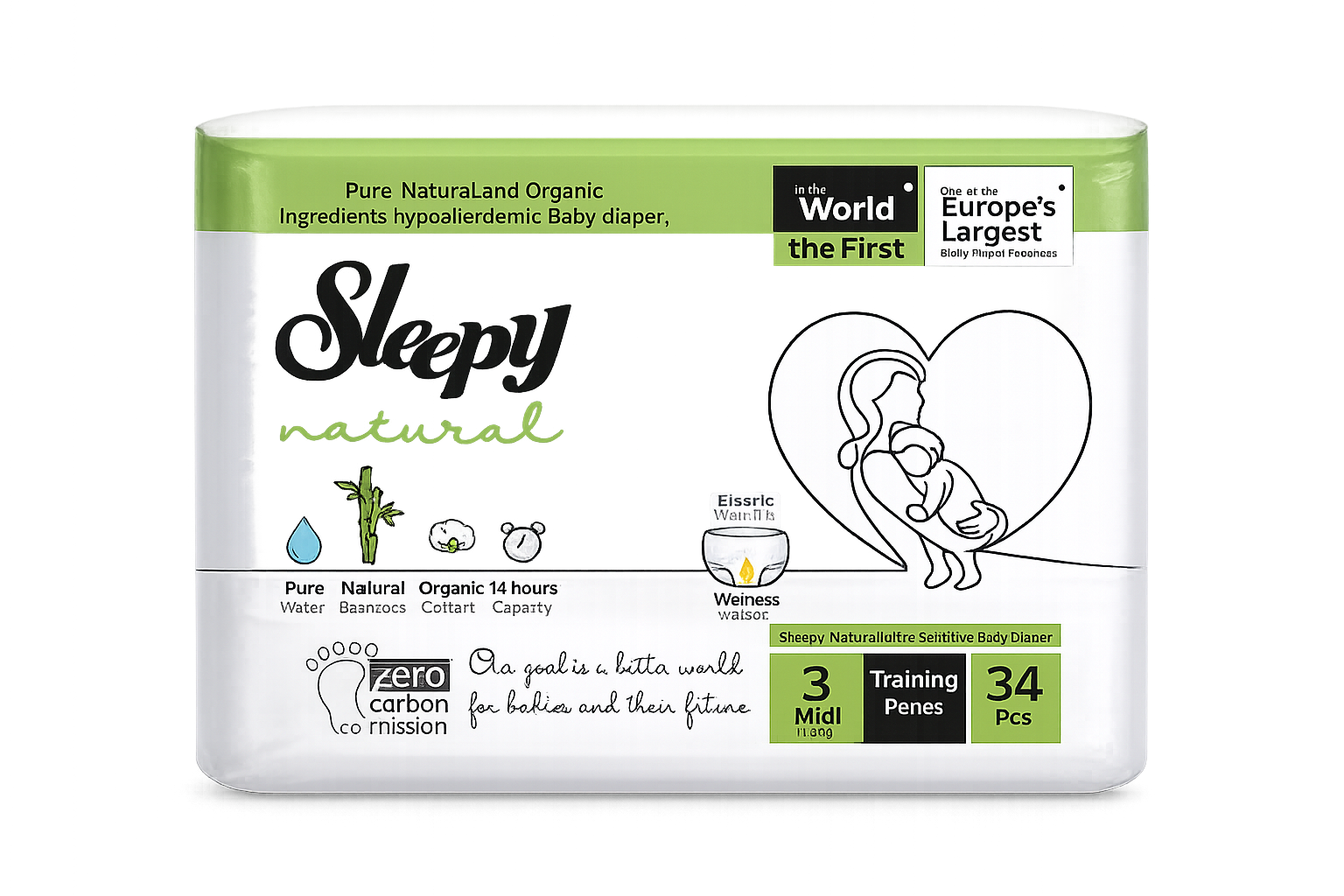 Sleepy CHILOTEI MIC N3 (4-9kg) 34 buc