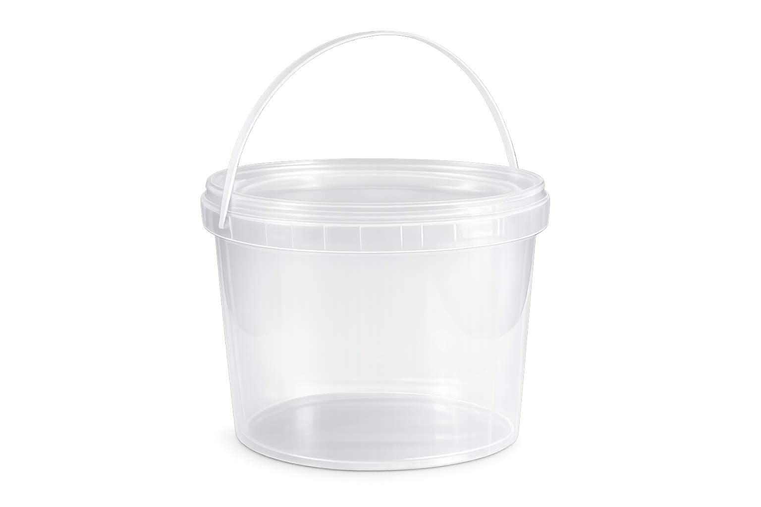 Caldare cu capac 2,75 L transparent