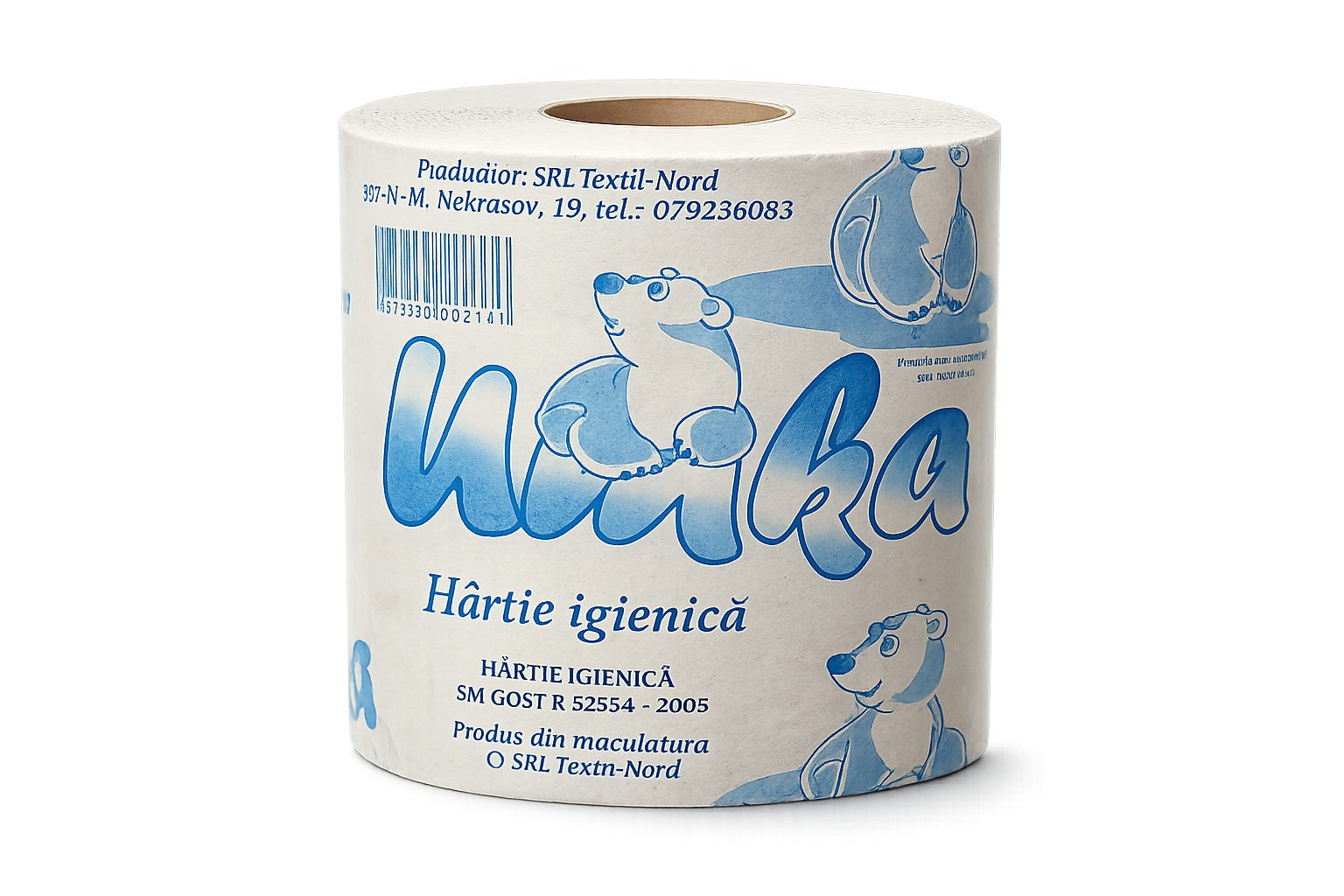 Hirtie igienica UMKA alb M65 (set 6)