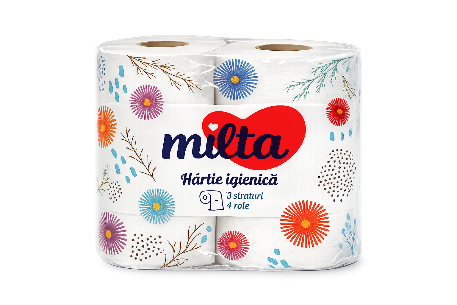 Hirtie igieneca MILTA 3-str (set 4)