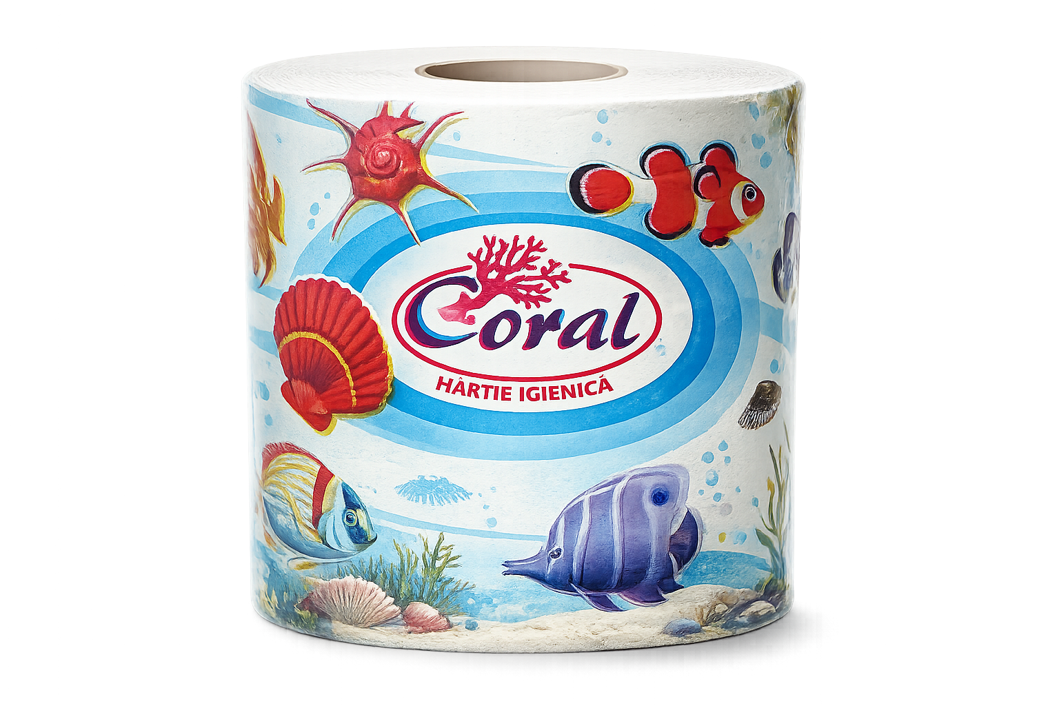 Набор туалетной бумаги MILTA Coral(сет 32 шт)