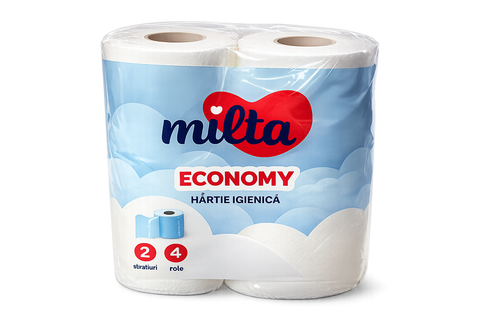 Hirtie igienica 2-str Economy 4rul
