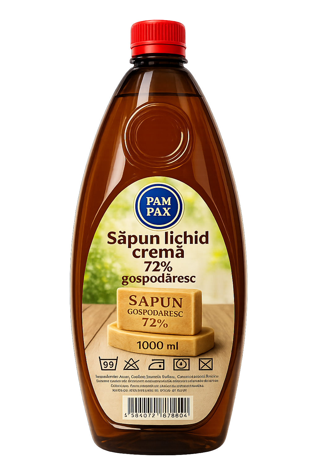 Sapun lichid crema Pam Pak 72% gospodoresc 1L