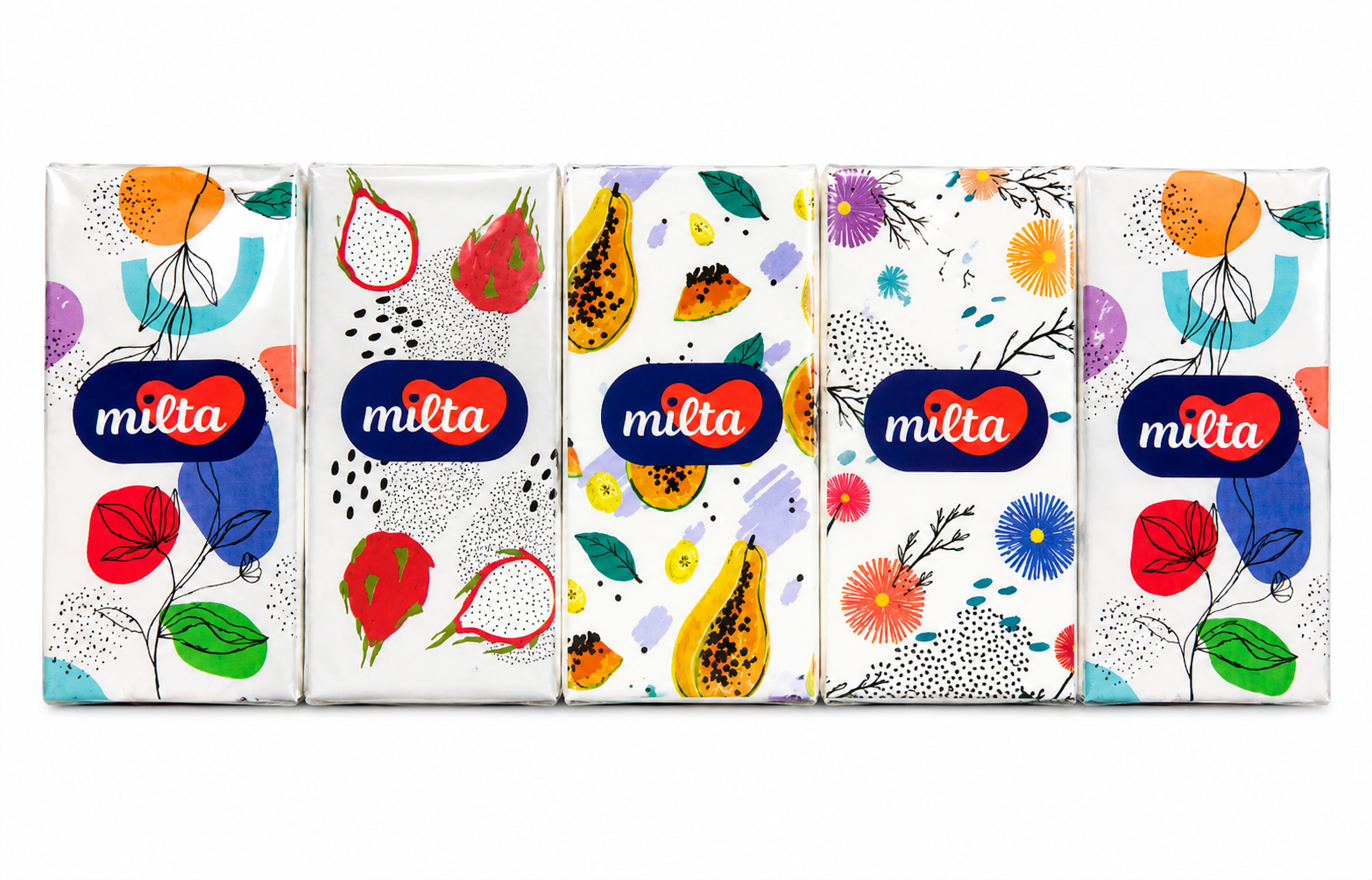Batiste din hartie MILTA 2-str (set10)