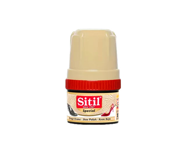 Crema p/u incaltaminte cu burete SITIL 60gr natural