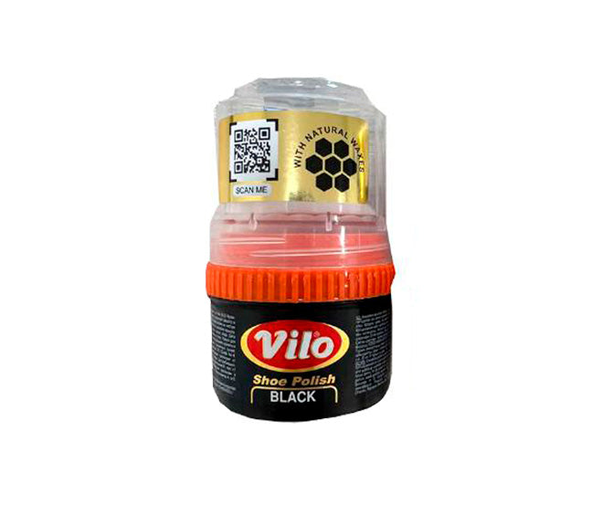 Крем для обуви с губкой VILO черный