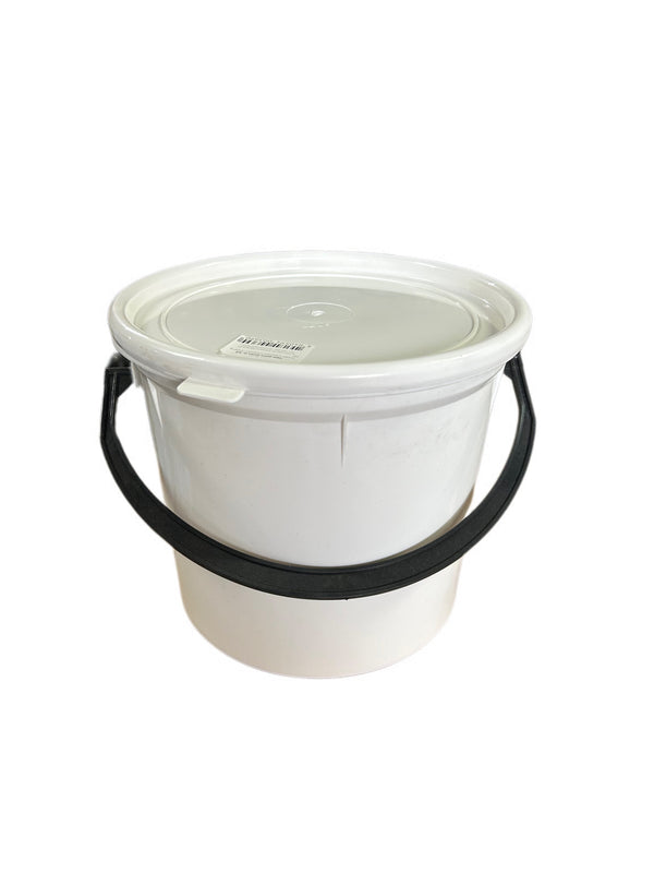 Galeata 6 L cu miner alb + Capac