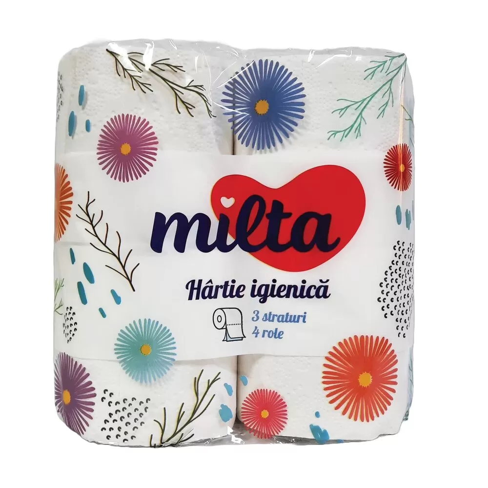 Hirtie igieneca MILTA 3-str (set 4)