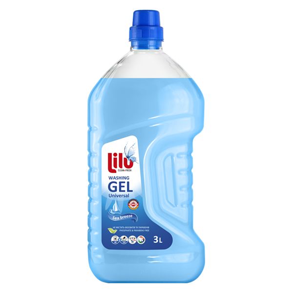 Gel LILU Washing Universal pentru spălare „Sea Breeze” 3L
