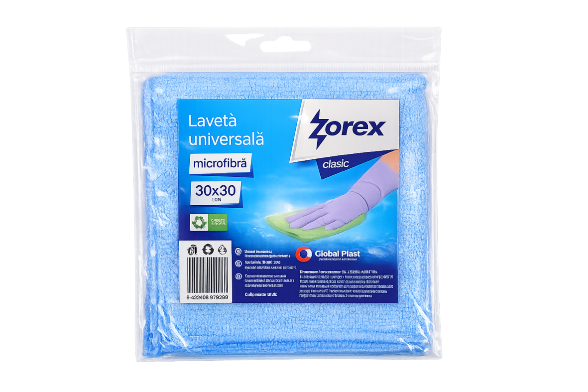 Lavete microfibra "Zorex" universala 30*30cm