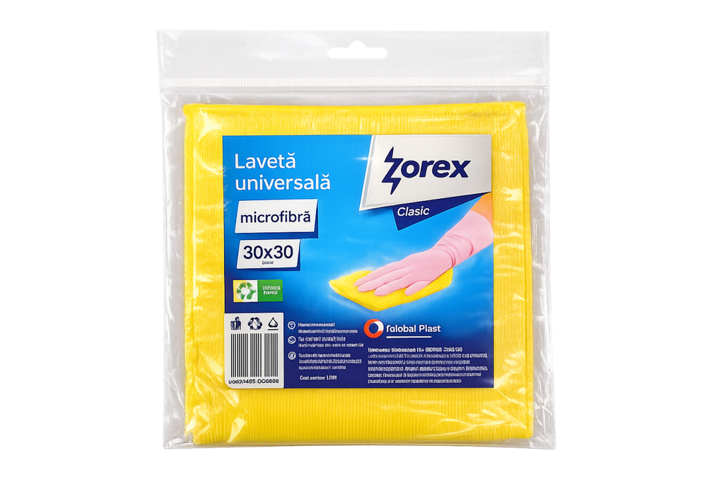 Lavete microfibra "Zorex" universala 30*30cm