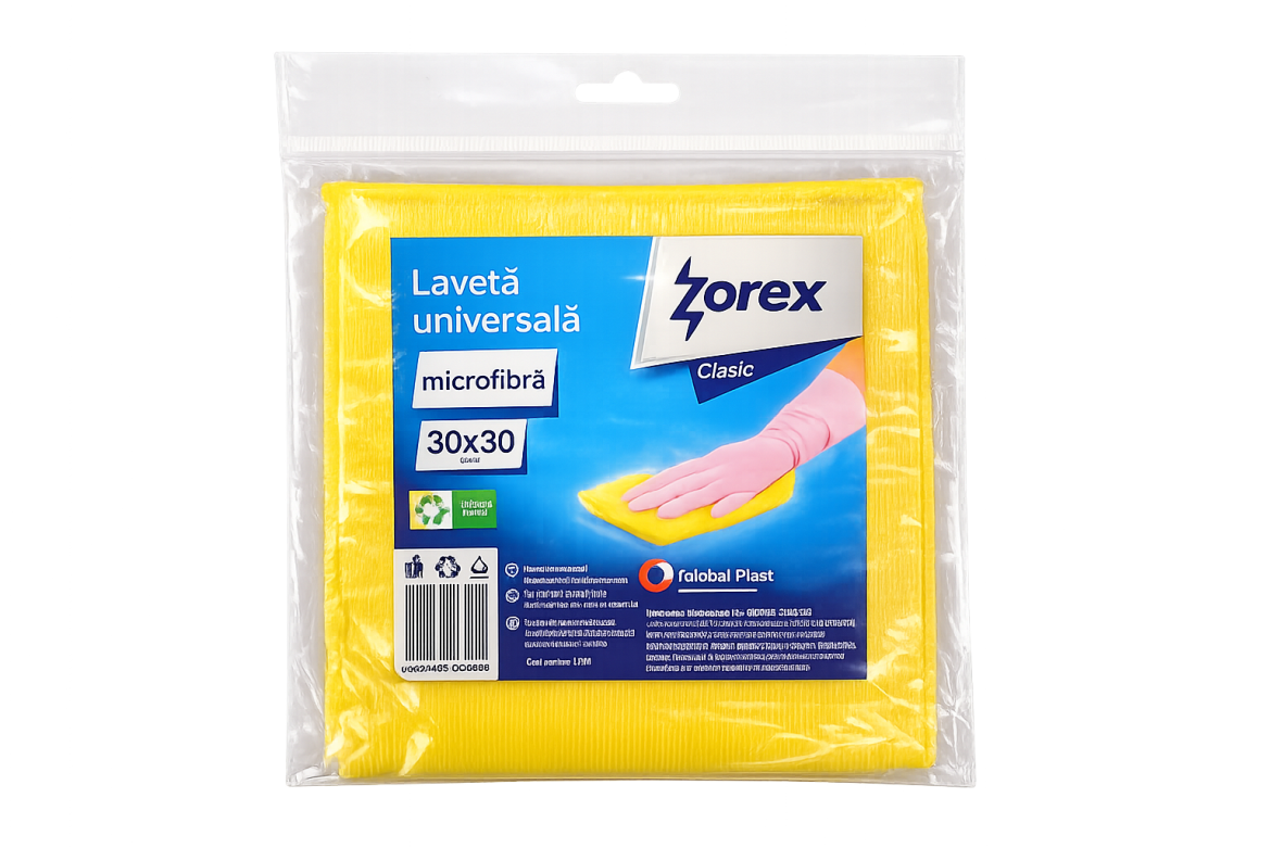 Lavete microfibra "Zorex" universala 30*30cm