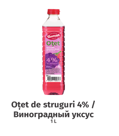 Otet cu suc de struguri 4% 1,0L