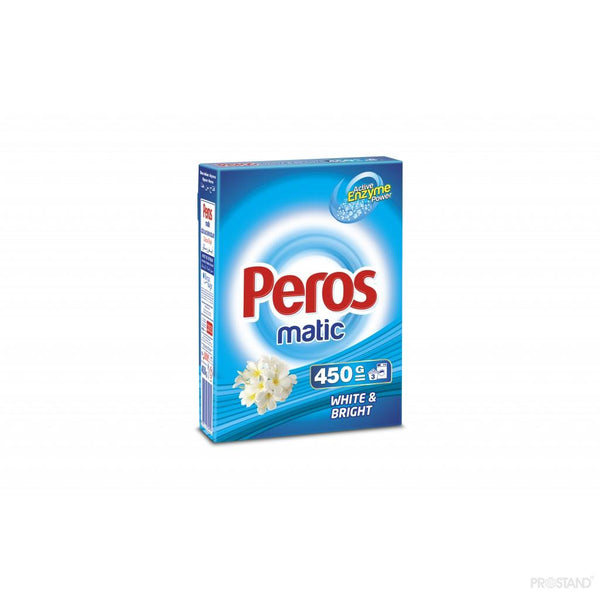 PEROS Detergent praf automat 450g carton White & Bright
