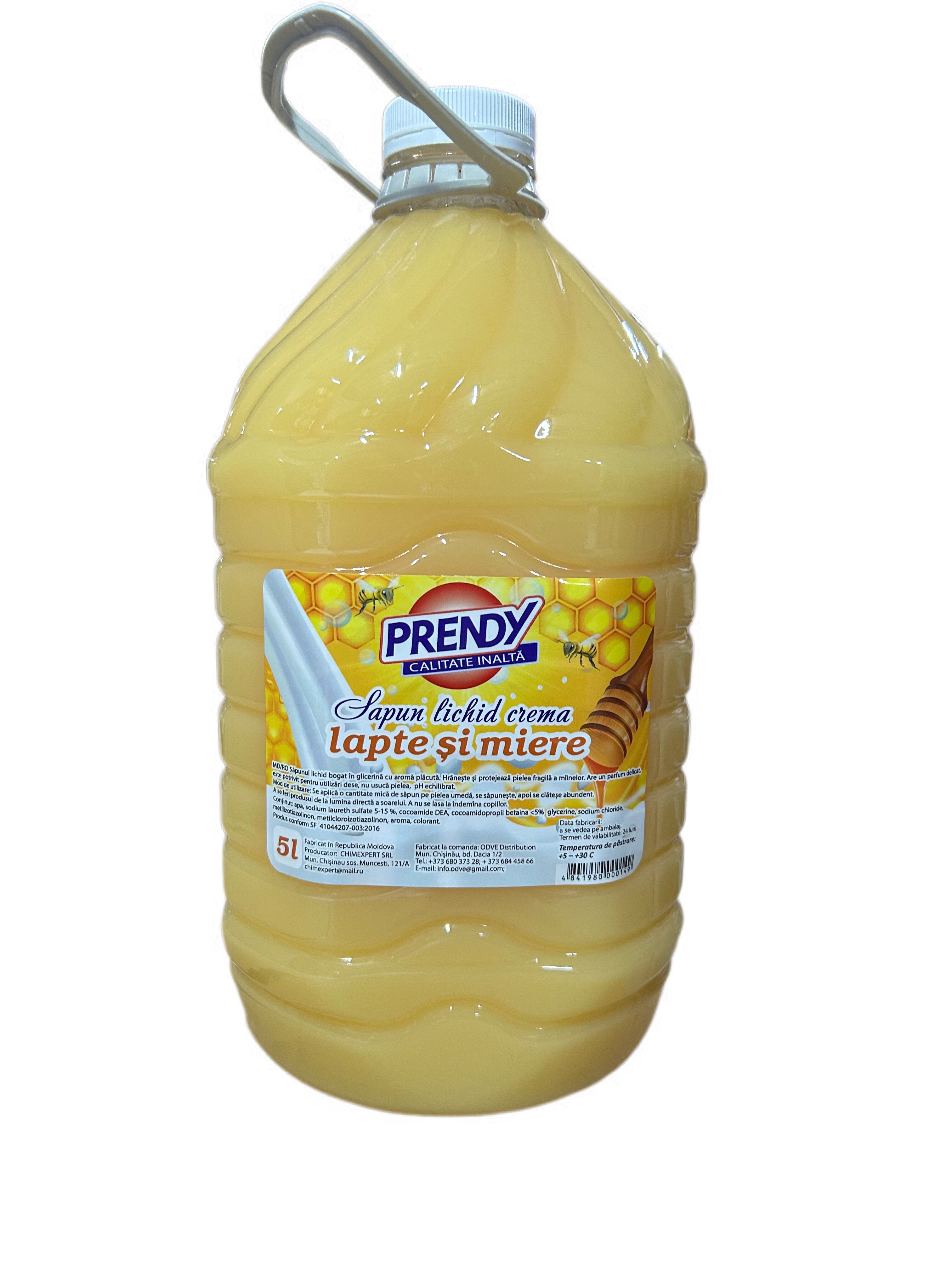 PRENDY sapun lichid crema "Lapte si miere" 5L
