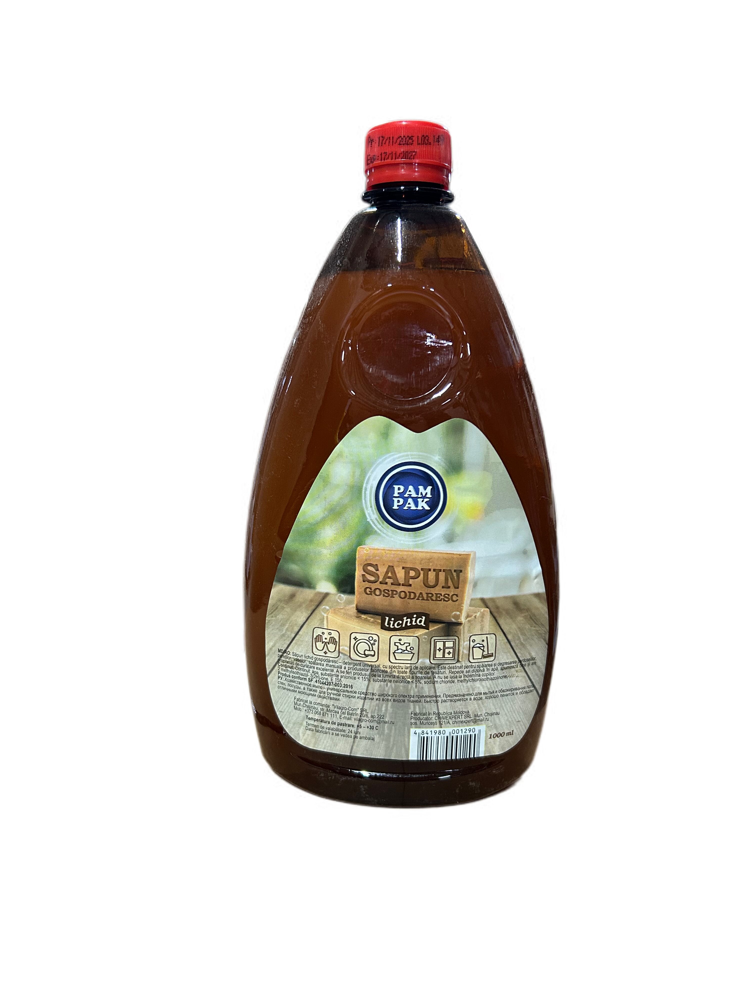 Sapun lichid crema Pam Pak 72% gospodoresc 1L