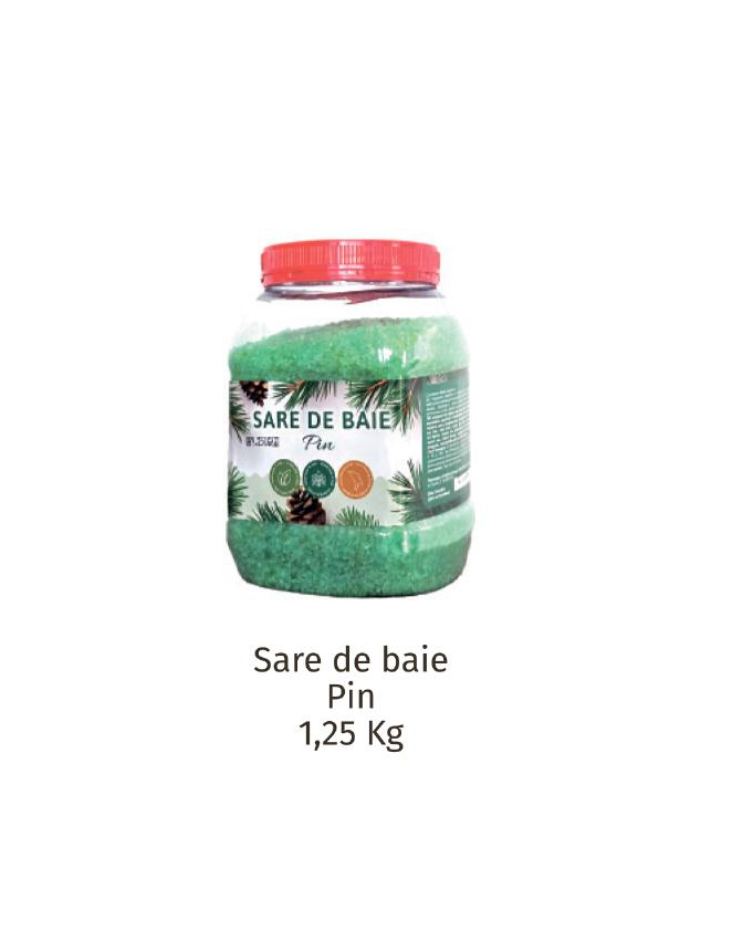 Sare de baie cu aroma de Pin 1250gr