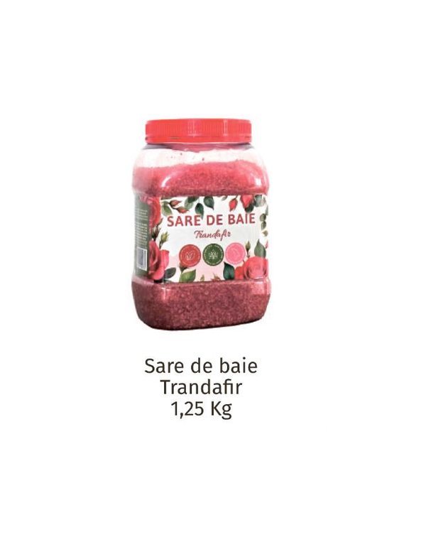 Sare de baie cu aroma de Trandafir 1250gr