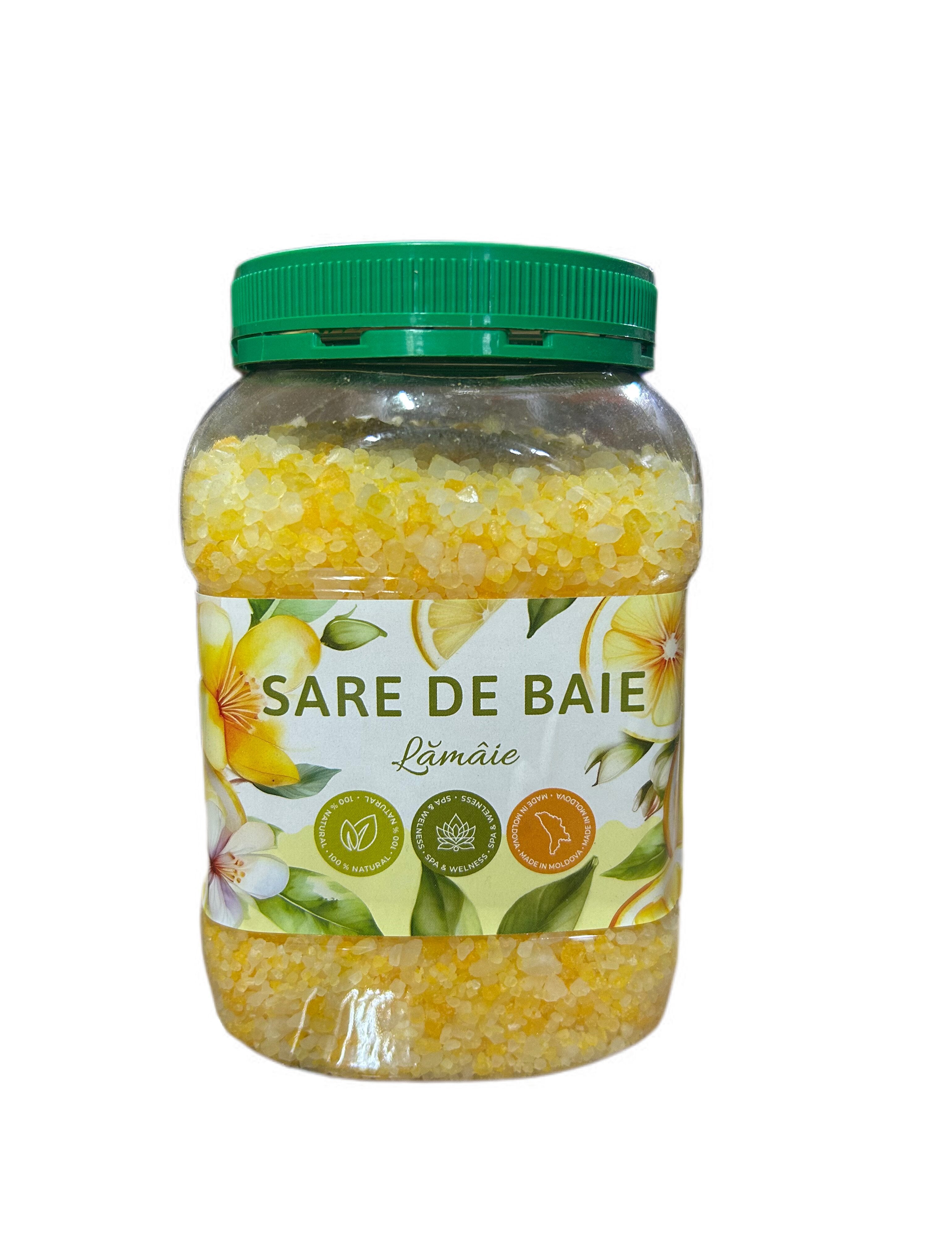 Соль для ванны с лимонным вкусом, 1250 г