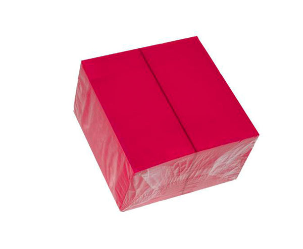 Servetele  33*33 1/8 2-str 100 buc rosu