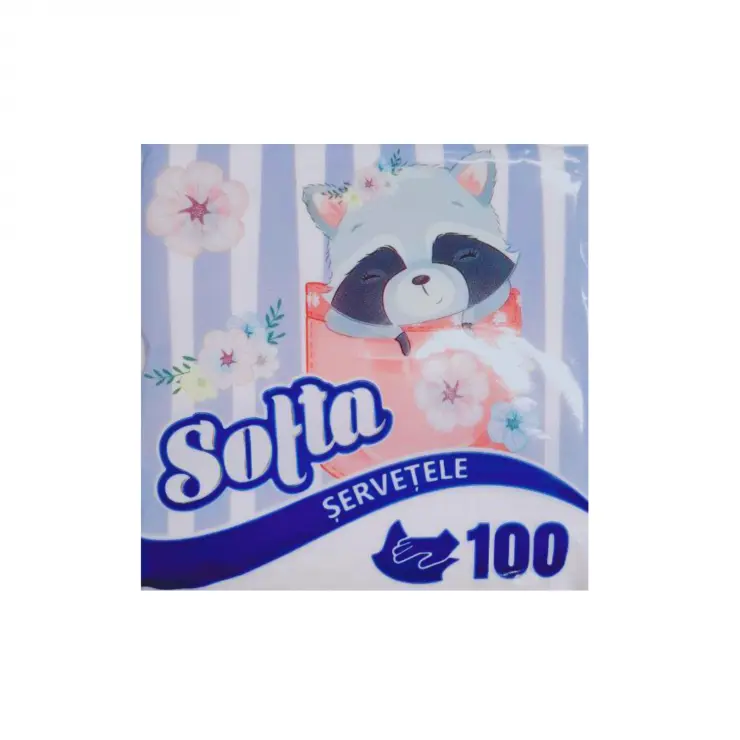 Servetele MILTA Softa-100 alb