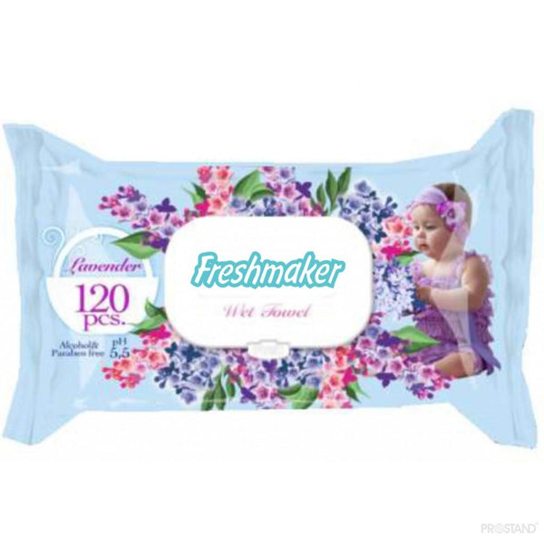 Servetele umede cu capac Freshmaker Lavander 120buc